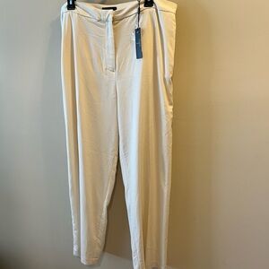 Tamari Cream High-Waisted Wide Flowy Pant Size 16